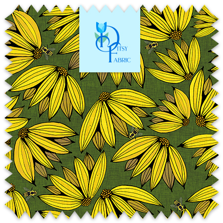 Swooping blue Art Deco design over a pin stripe backdrop with blue accents.