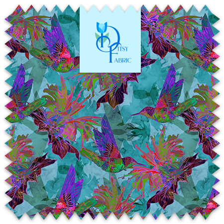 Hummingbird on a beebalm flower.