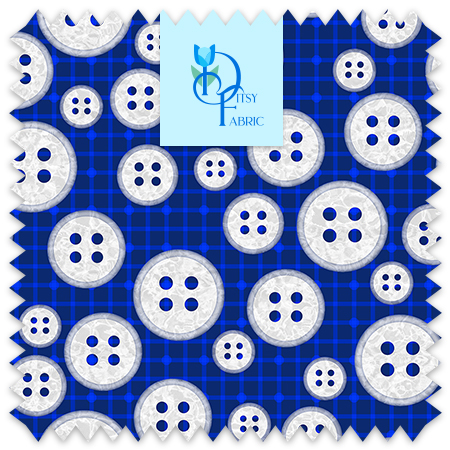 Random sized pearl buttons.
