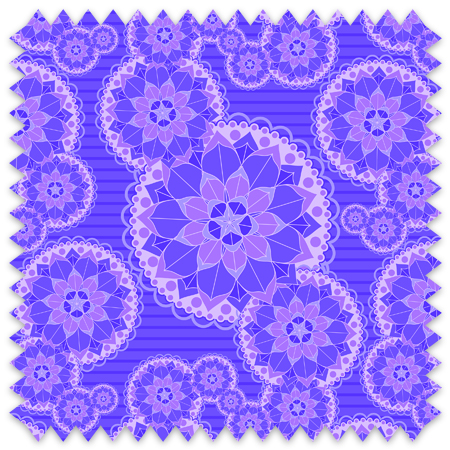 Swooping black Art Deco design over a pin stripe backdrop with gold accents.